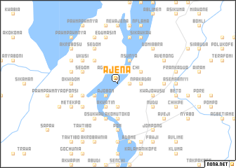 map of Ajena