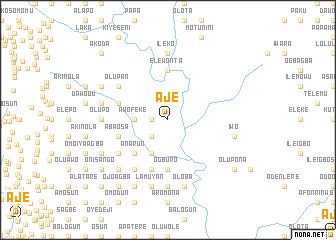 map of Aje