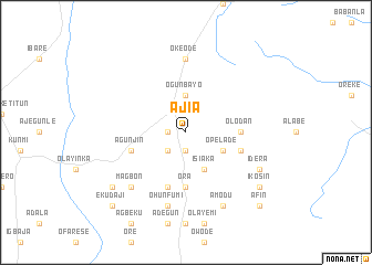 map of Ajia