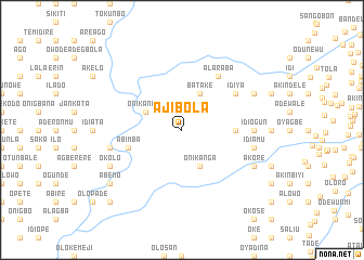 map of Ajibola