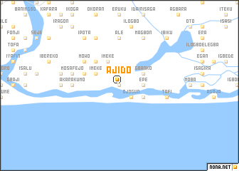 map of Ajido