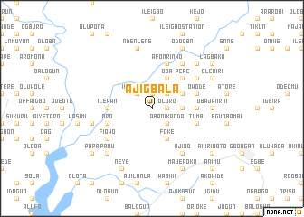 map of Ajigbala