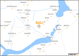 map of Ajili