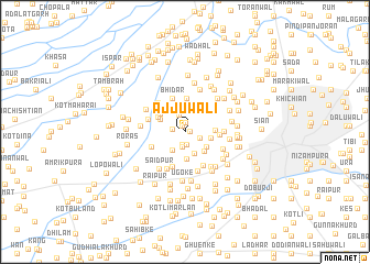 map of Ajjūwāli