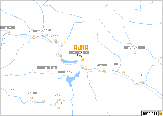 map of Ajma‘