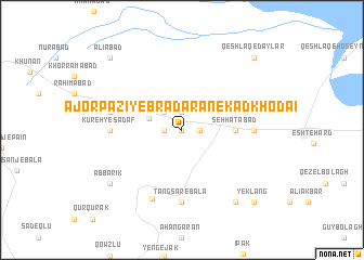 map of Ājor Pazī-ye Brādarān-e Kadkhodā\