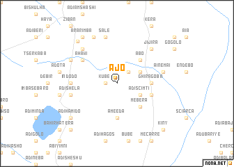 map of Ājo
