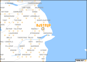 map of Ajstrup