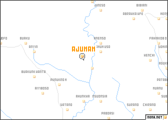 map of Ajumam