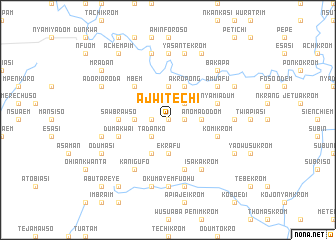 map of Ajwitechi