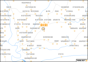 map of Akai