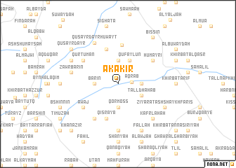map of ‘Akākīr