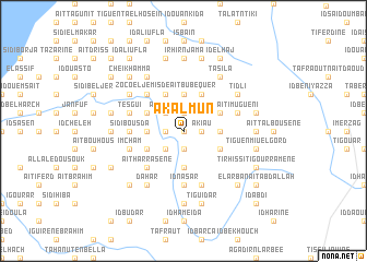 map of Akalmun