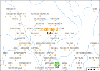 map of Akameku