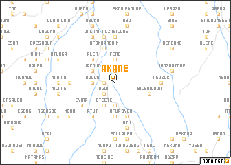 map of Akane