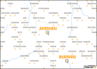 map of Akankasi