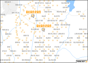 map of Akanran