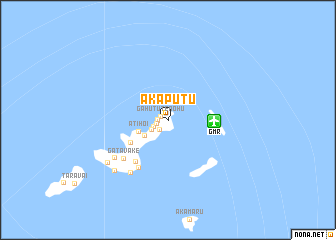 map of Akaputu