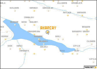 map of Akarçay