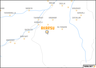 map of Akarsu