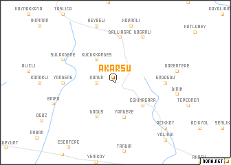 map of Akarsu