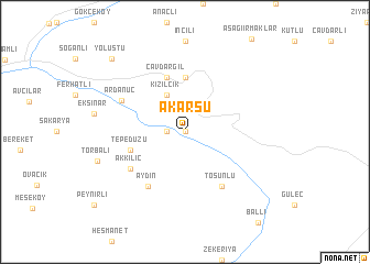 map of Akarsu