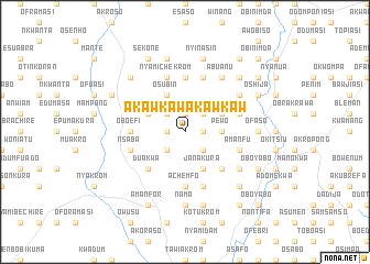 map of Akawkawakawkaw