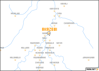 map of Akazebi