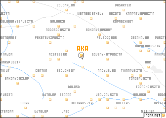 map of Aka