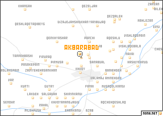 map of Akbarābād