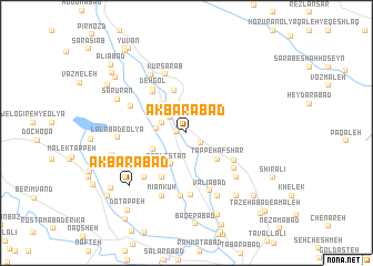 map of Akbarābād