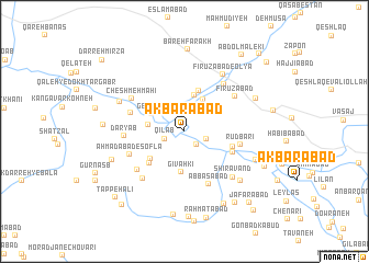 map of Akbarābād