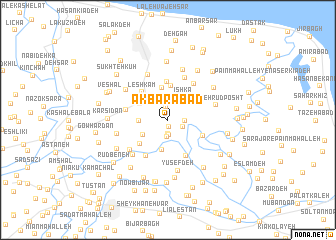 map of Akbarābād