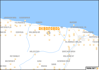 map of Akbarābād