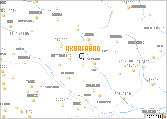 map of Akbarābād