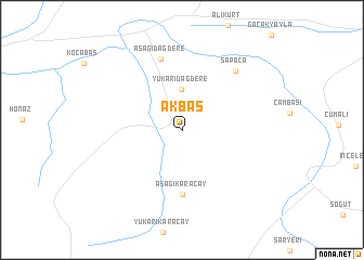 map of Akbaş