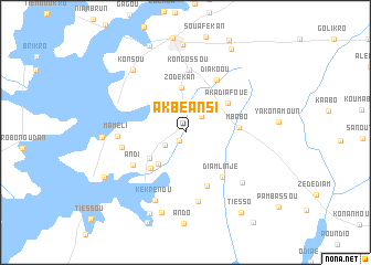 map of Akbéansi