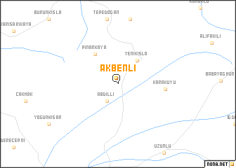 map of Akbenli