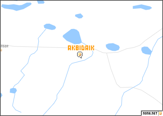map of Akbidaik