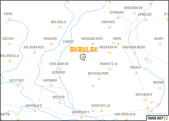 map of Akbulak
