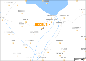 map of Akçeltik