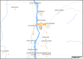 map of Akcha
