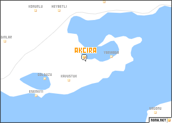 map of Akçıra