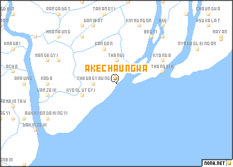 map of Akēchaungwa