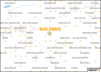 map of Akelsbarg