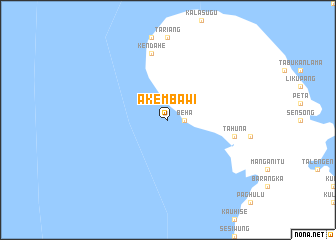 map of Akembawi