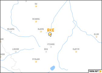 map of Ake