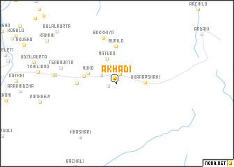 map of Akhadi