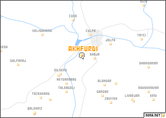 map of Akhfūrdī