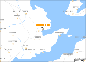 map of Akhíllio